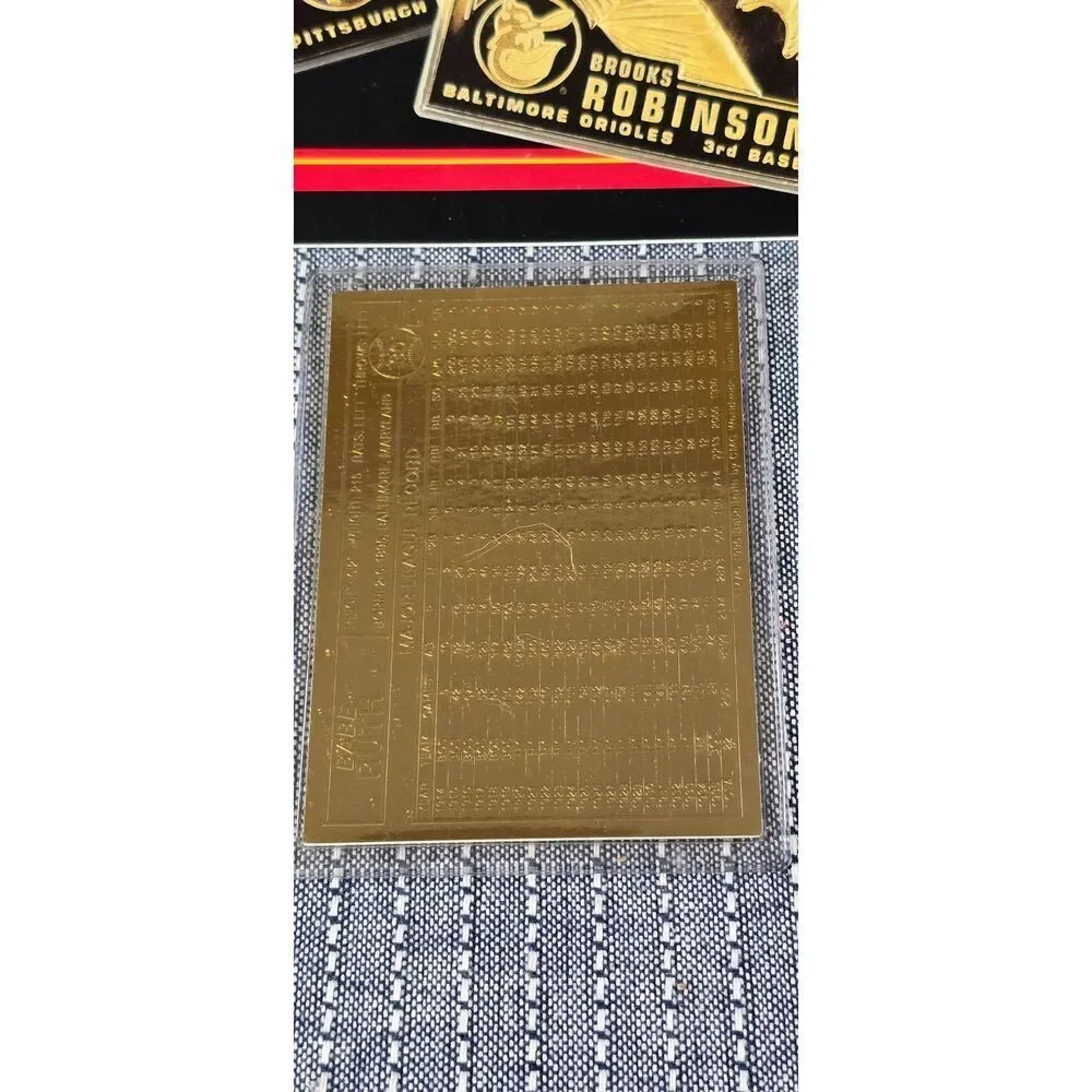 Danbury Mint 1996 Babe Ruth 22K gold card